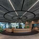 Für die Innengestaltung der Erweiterung des Verwaltungsgebäudes inklusive Blickle Experience Center zeichnet GEPLAN DESIGN verantwortlich.