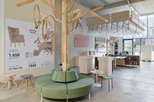 Erste Kinnarps-Themenwelt in Deutschland nach internationalem Showroom-Konzept