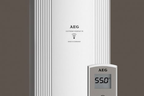Neuer Kompakt-Durchlauferhitzer komplettiert Sortiment von AEG Haustechnik: Warmwasser immer sofort zur Stelle