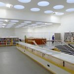 Buchausleihe, 2013, nach Sanierung (Photo: The Finnish Committee for the Restoration of Viipuri Library)