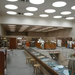 Buchausleihe, 2009, vor Sanierung (Photo: The Finnish Committee for the Restoration of Viipuri Library)