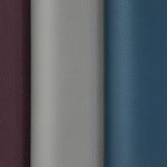 Bei skai® Sotega FLS erweitern mit cyclam, platin und petrol neue, kräftige Farben die bisher eher dezent anmutende Farbrange auf 24 Töne.