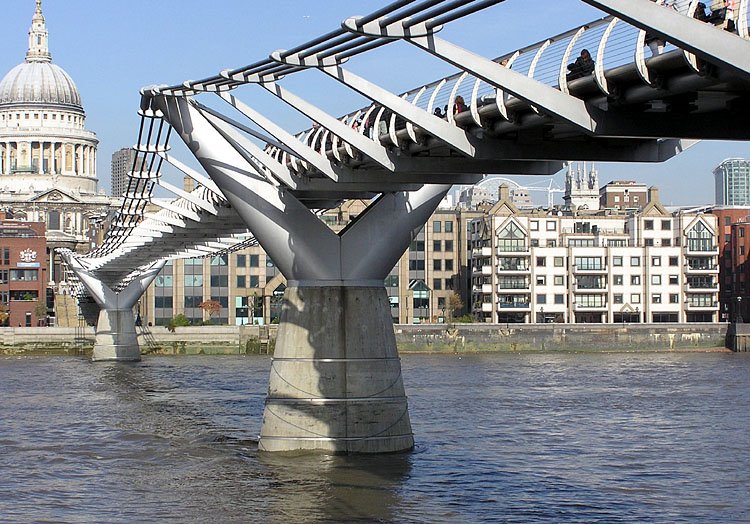Wiedereröffnung der Londoner Millenium-Brücke