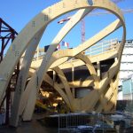 KNAPP-Verbinder tragen die Gewölbe des französischen EXPO-Pavillons