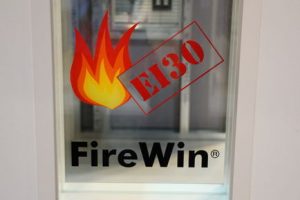 Knauf FireWin El 30 Fertigfenster mit Brandschutzverglasung