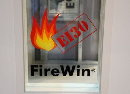 Knauf FireWin El 30 Fertigfenster mit Brandschutzverglasung