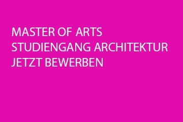 Masterstudiengang Architektur an der Fachhochschule Köln