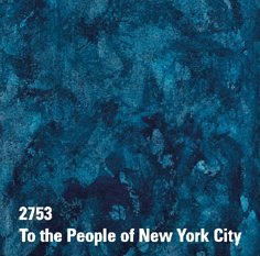 2753 To the People of New York City