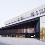 Musiktheater Linz mit verdeckt liegender Bandtechnik der Marke TECTUS