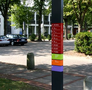 Richtungsweisend auf dem Campus Leitsystem der Universität Vechta