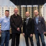 Mister Spex Store | Eröffnung (von links nach rechts: Dirk Graber, Dr. Christian Hanke, Mirko Caspar, Robert Motzek)