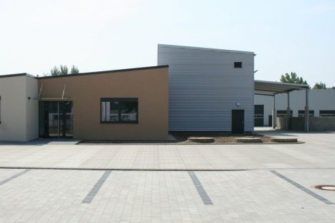Neubau eines Baubetriebshofes mit Freianlagenkonzept in Sarstedt
