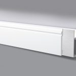 WALLSTYL® Licht-Fußleiste, Maße 2000 x 60 x 17 mm