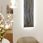 ARSTYL® Licht-Rahmen, Maße 1120 x 370 mm, mit LED Strips und ARSTYL® Wall Panel Li-quid
