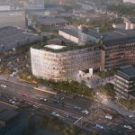 Schüco erweitert seine bestehende Unternehmenszentrale in Bielefeld: Der durch das Architekturbüro 3XN geplante Neubau wird mit eigenen Schüco Systemlösungen realisiert und mit der bisherigen Unternehmenszentrale verbunden.