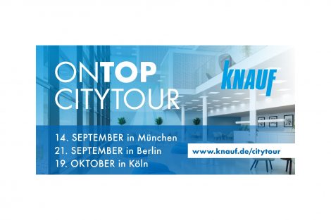Knauf ONTOP CityTour 2017 geht im September weiter