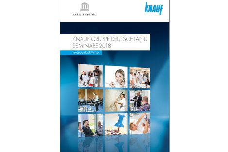 Knauf Akademie stellt Seminarprogramm 2018 vor
