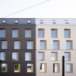 Ein Apartmentgebäude für Studierende entstand im Auftrag der landeseigenen Wohnungsbaugesellschaft Berlinovo nach Plänen von SEHW.