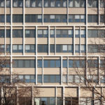 Fassadendetail des Gesundheitszentrum SVS von ATP Architekten