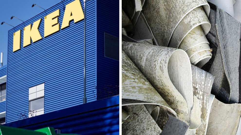 Bodenbelag IKEA Recycling Projekt Tarkett