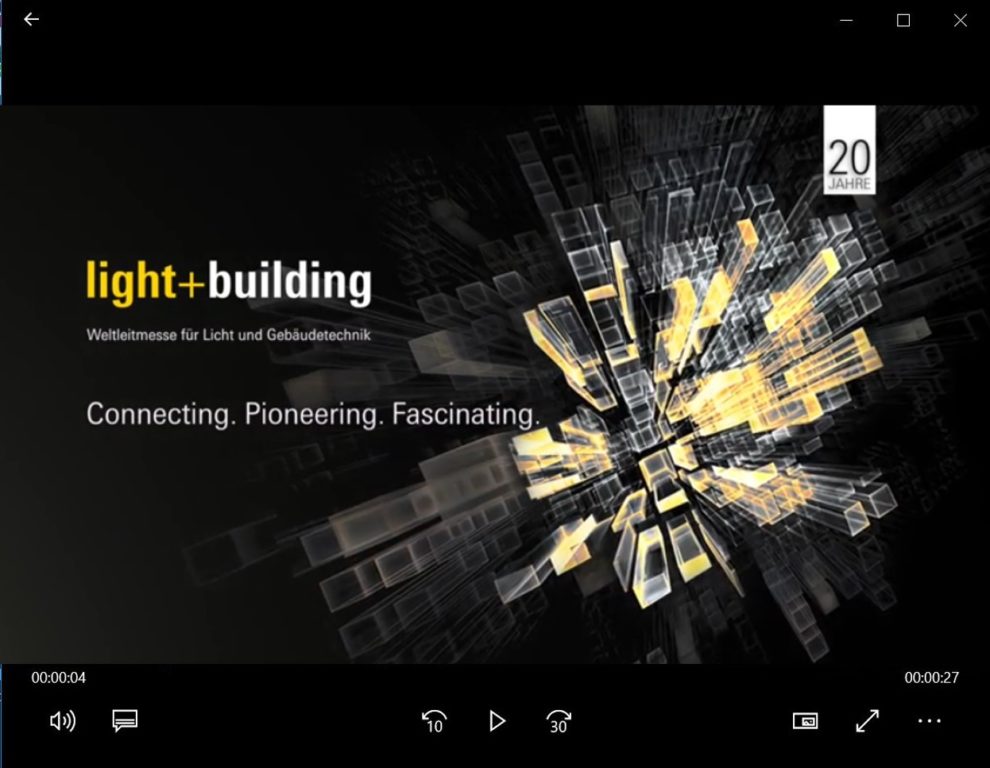 Light+Building 2020 – Connecting.Pioneering.Fascinating