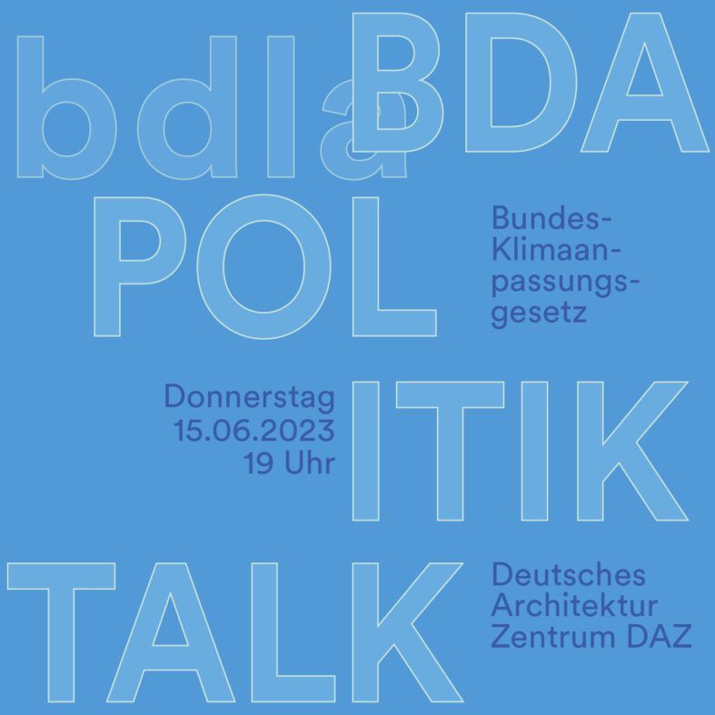 BDA/BDLA-Politik-Talk