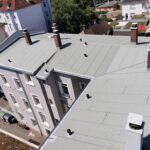 Dachabdichtung Bitumen Wohn und Geschäftshaus Karlsruhe