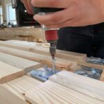 Holzbauinnovation mit unsichtbaren Verbindern aus Stahl, Knapp, Werk- und Forschungshalle, Diemerstein