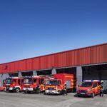 Mit dem Neubau vereinen LEPEL & LEPEL zwei Einrichtungen der Landgemeinde Titz: die freiwillige Feuerwehr und den Betriebshof.