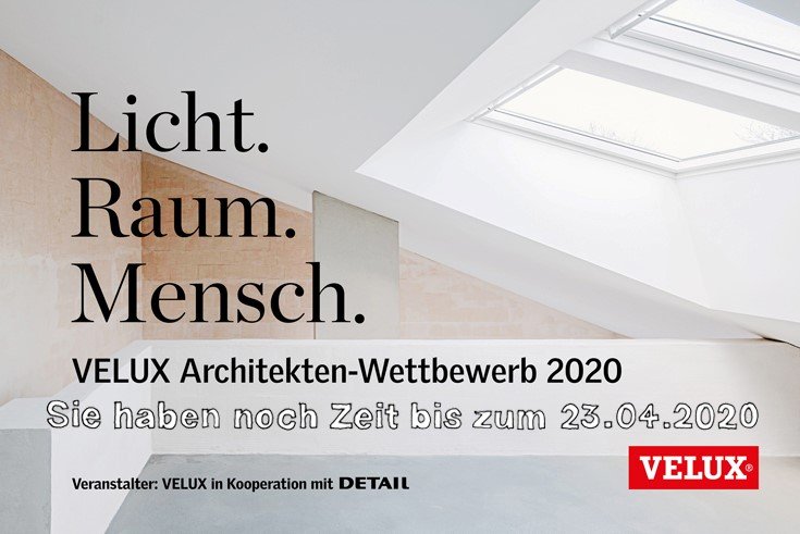 Einreichungen beim Velux Architekten-Wettbewerb ab sofort möglich