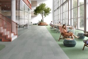 DESSO AirMaster® Teppichplanken für gesundes Raumklima im Büro
