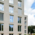 Neubau Kita und Büroräume für studierendenWERK BERLIN und BHT, Außenansicht