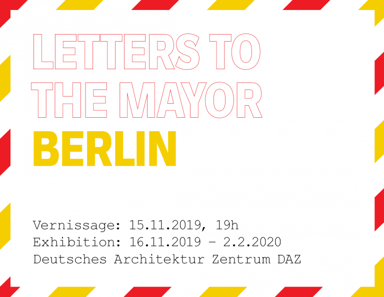 Letters to the mayor Berlin