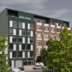 Wohn- und Geschäftshauserweiterung als Holz-Hybridbau in Berlin