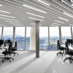 Büro: Modern Solutions Design Headquarters von Ippolito Fleitz