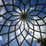 Nachbau der Kuppel des Glashauses von Bruno Taut