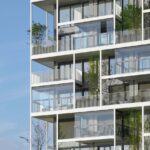 Die Produktinnovation Proline von Solarlux erlaubt puristische Ganzglas-Balkonfassaden in mehrgeschossigen Gebäuden bis hin zum Hochhausbau.