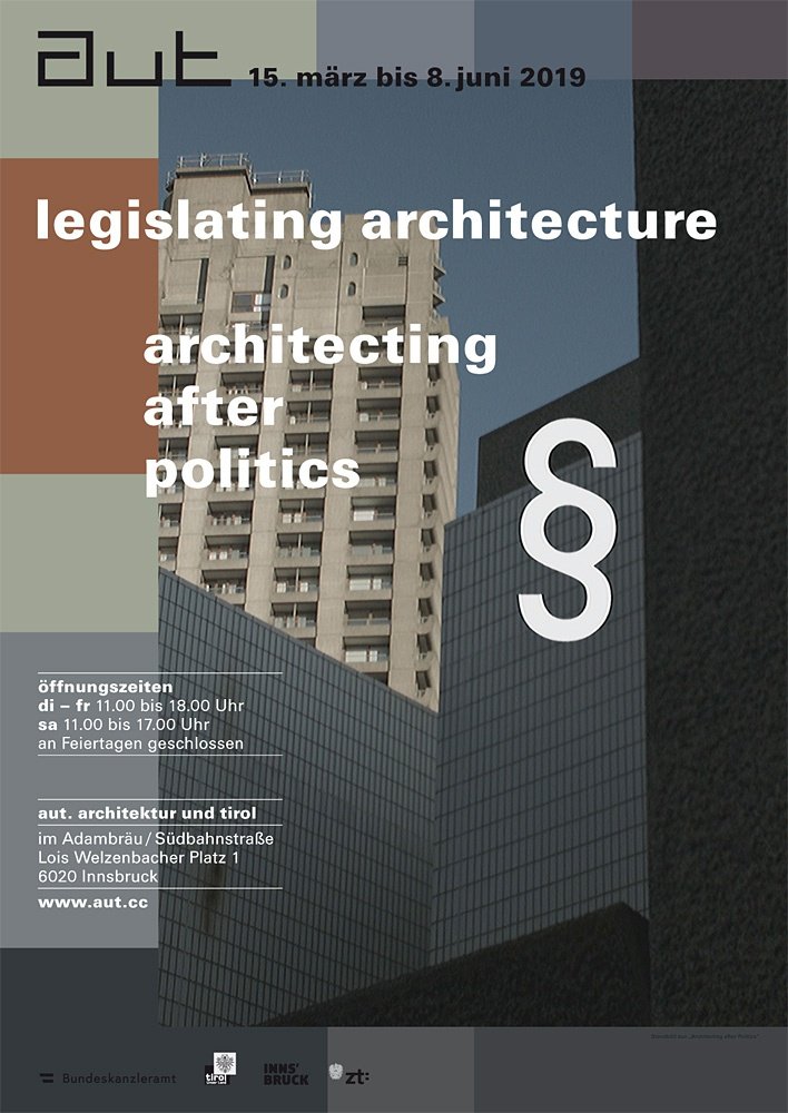 legislating architecture: architecting after politics