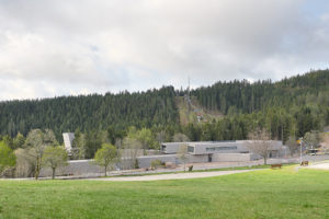 Konstruktion aus Brettschichtholz für Besucherzentrum Nationalpark Schwarzwald