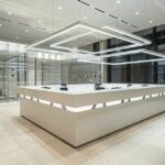 Von wassung bader Architekten entstand in Ravensburg die neue Firmenzentrale eines Pharma-Konzerns mit Licht und Leuchten von LTS.