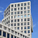 Außenansicht Gebäude Heimeran, Brandschutzlösungen für Büroturm Heimeran von Priorit