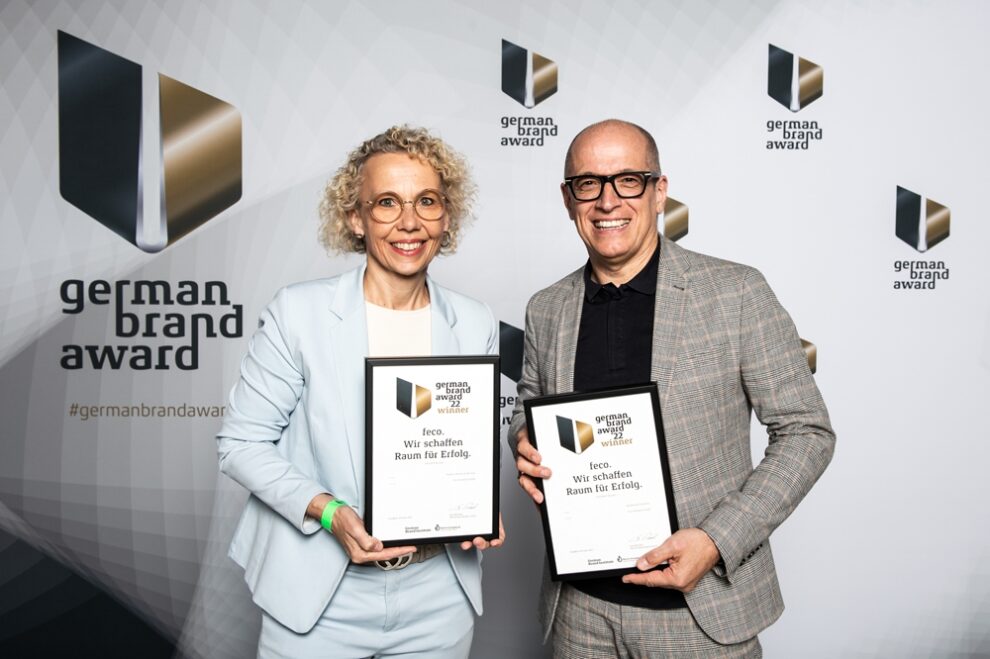feco mit German Brand Award 2022 ausgezeichnet