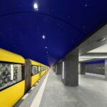 Berliner U-Bahnhof Museumsinsel Gewölbe Sternenhimmel Aquapanel Platten