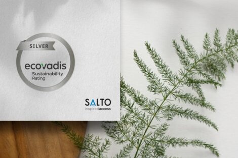 SALTO mit Silber-Einstufung in der EcoVadis-Nachhaltigkeitsbewertung